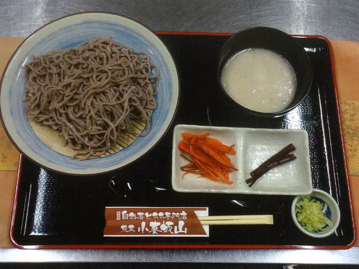 冷たい自然薯生そば